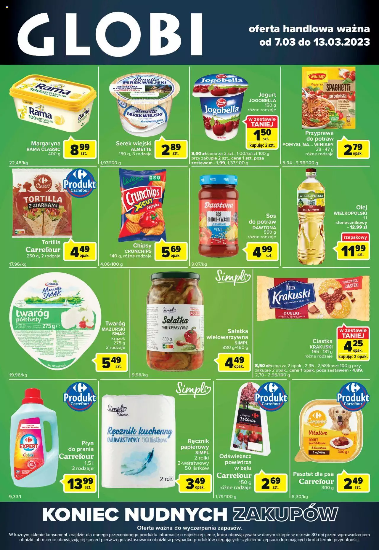 Carrefour Globi  Gazetka ważna od 07.03.2023 do 13.03.2023 strona 1