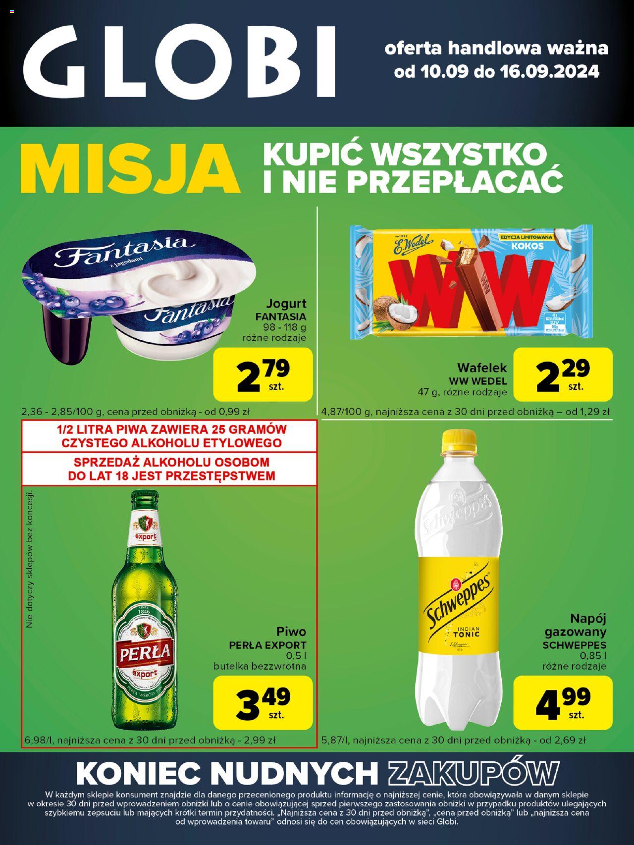 Carrefour Globi Gazetka ważna od 10.09.2024 do 16.09.2024 strona 1