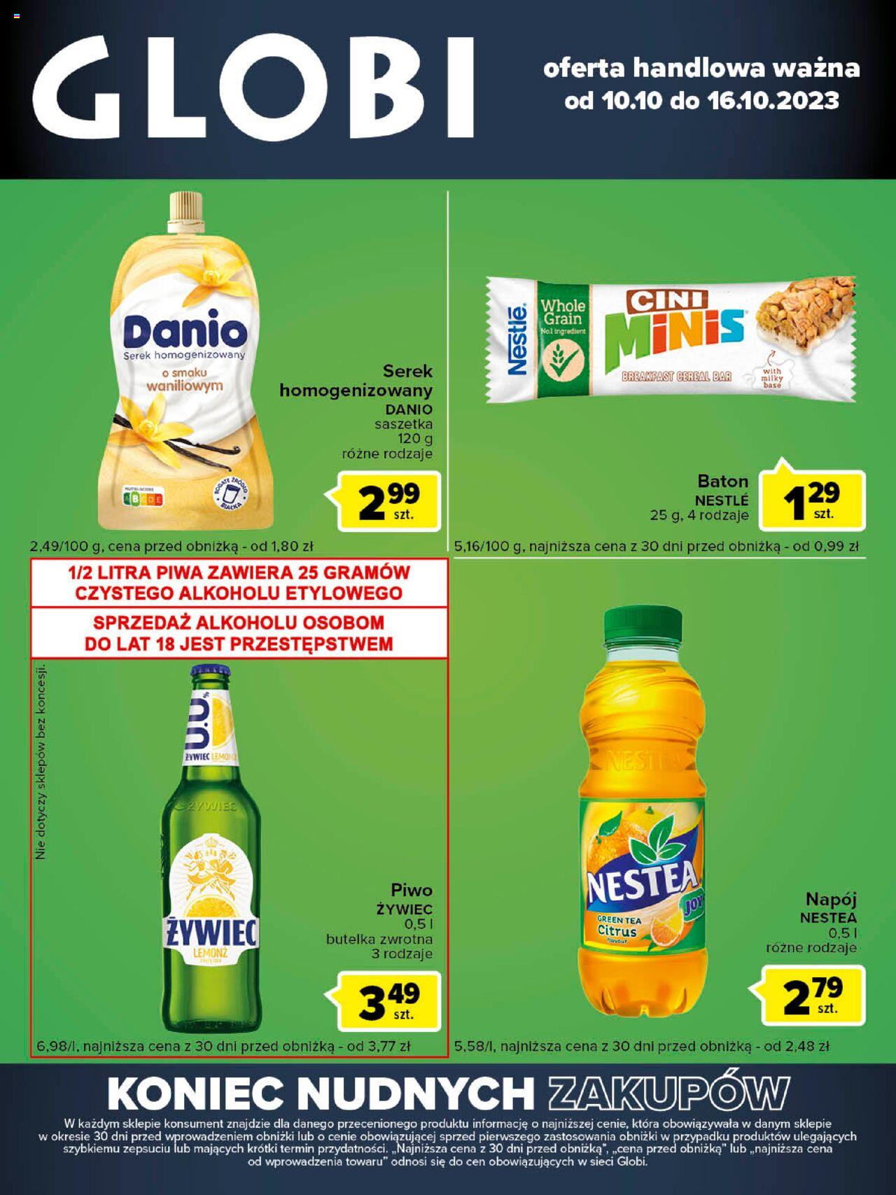 Carrefour Globi Gazetka ważna od 10.10.2023 do 16.10.2023 strona 1