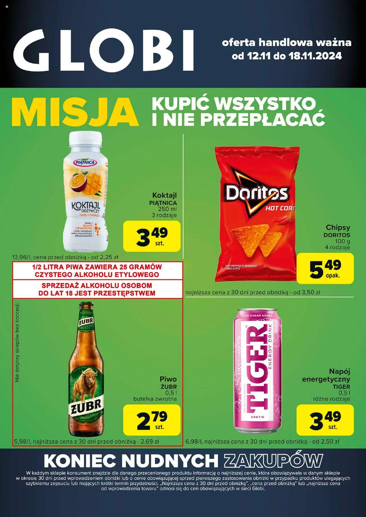 Carrefour Globi Gazetka ważna od 12.11.2024 do 18.11.2024 strona 1