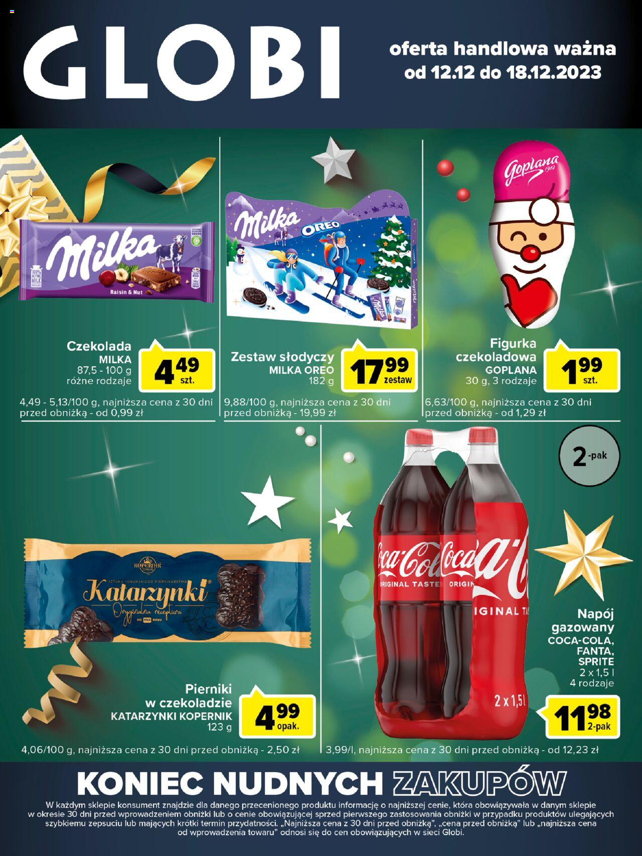 Carrefour Globi gazetka ważna od 12.12.2023 do 18.12.2023 strona 1