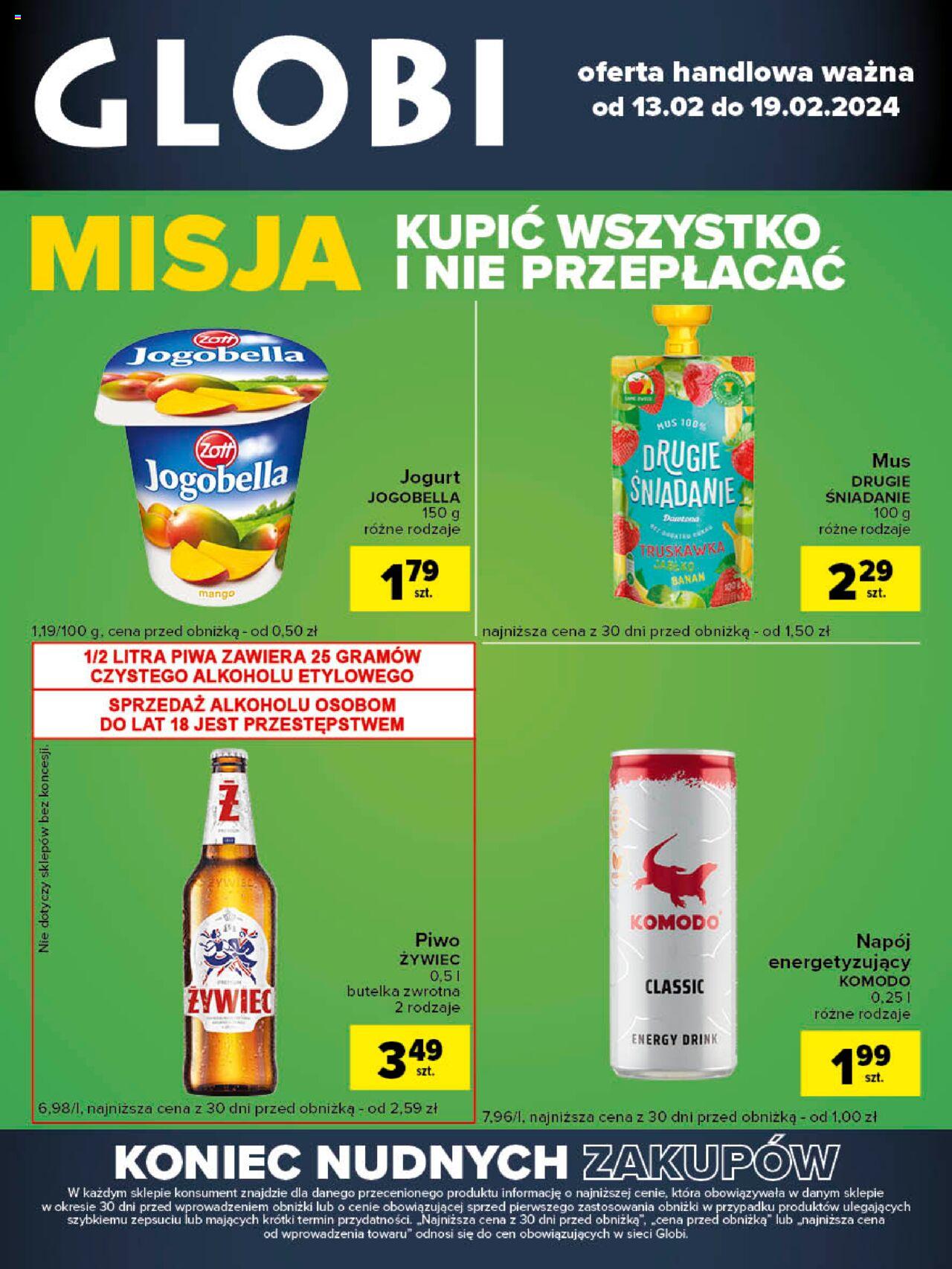 Carrefour Globi Gazetka ważna od 13.02.2024 do 19.02.2024 strona 1