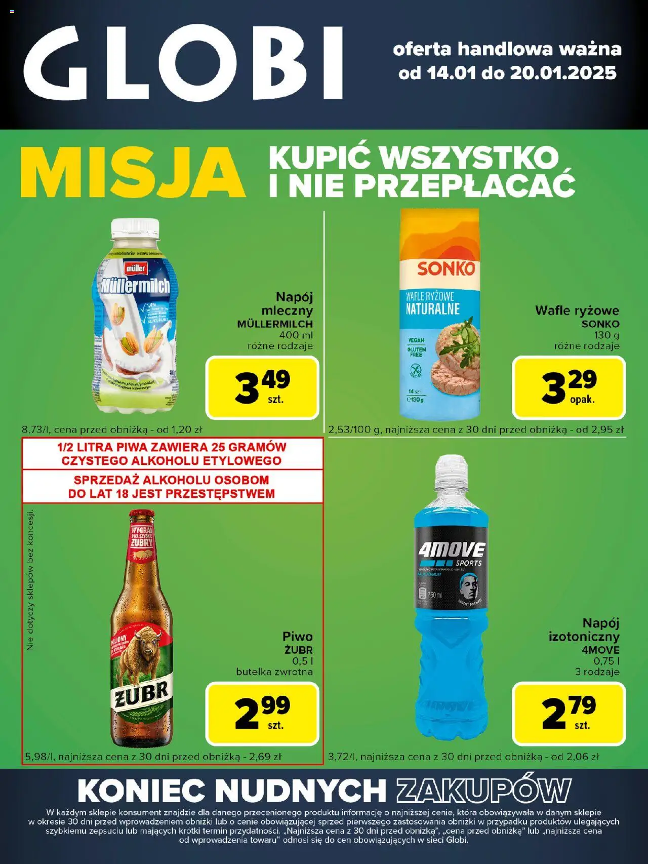 Carrefour Globi Gazetka ważna od 14.01.2025 do 20.01.2025 strona 1