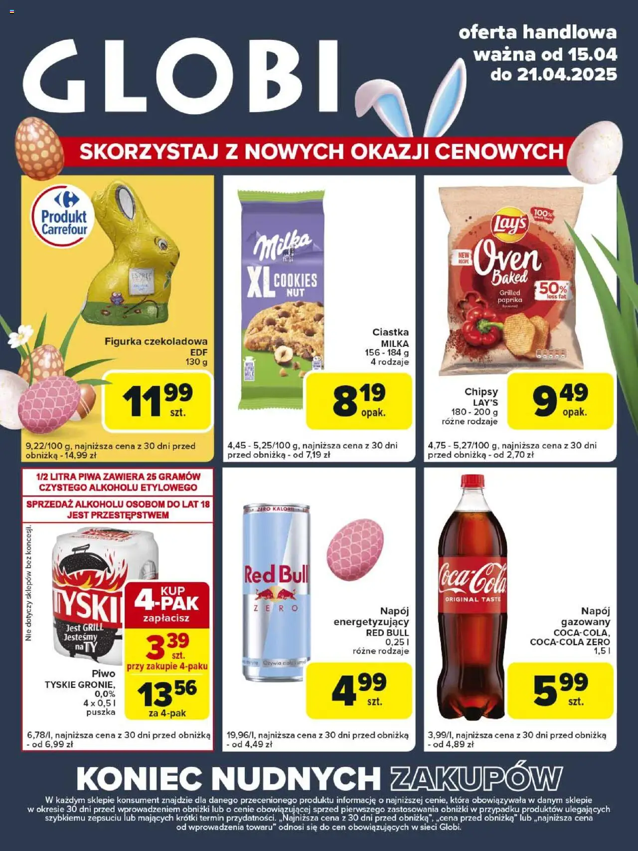 Carrefour Globi  Gazetka ważna od 15.04.2025 do 21.04.2025 strona 1