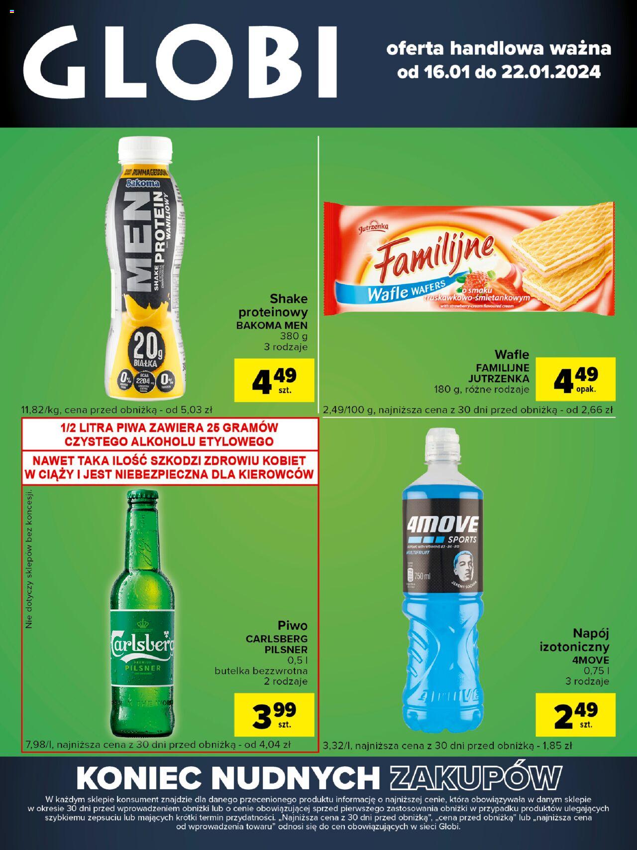 Carrefour Globi Gazetka ważna od 16.01.2024 do 22.01.2024 strona 1