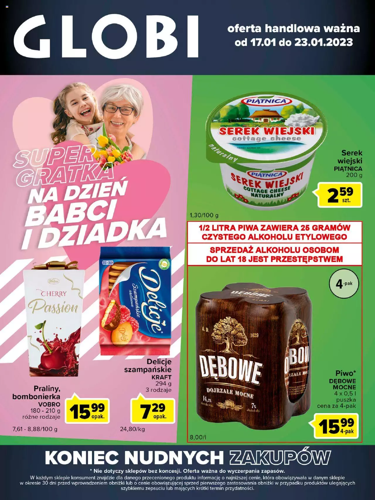 Carrefour Globi Gazetka ważna od  17.01.2023 do 23.01.2023 strona 1