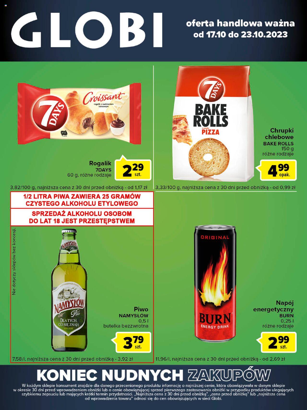 Carrefour Globi Gazetka ważna od 17.10.2023 do 23.10.2023 strona 1
