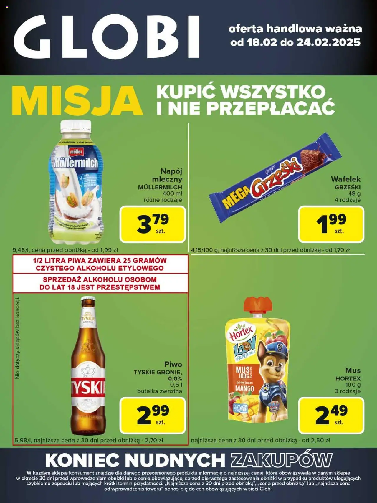Carrefour Globi Gazetka ważna od 18.02.2025 do 24.02.2025 strona 1