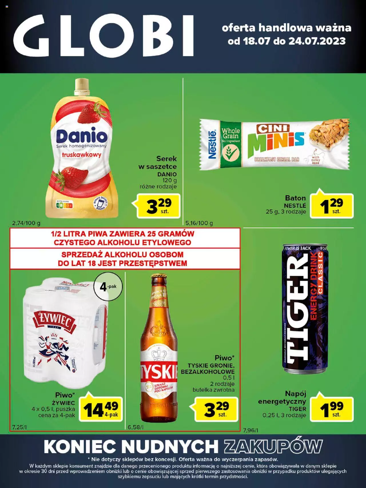 Carrefour Globi Gazetka ważna od 18.07.2023 do 24.07.2023 strona 1