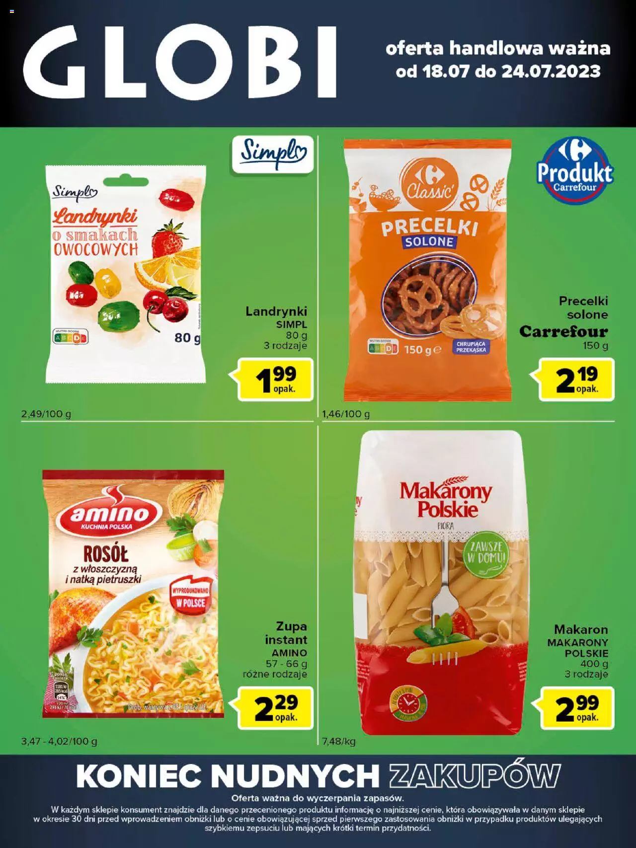 Carrefour Globi Gazetka ważna od 18.07.2023 do 24.07.2023 strona 2