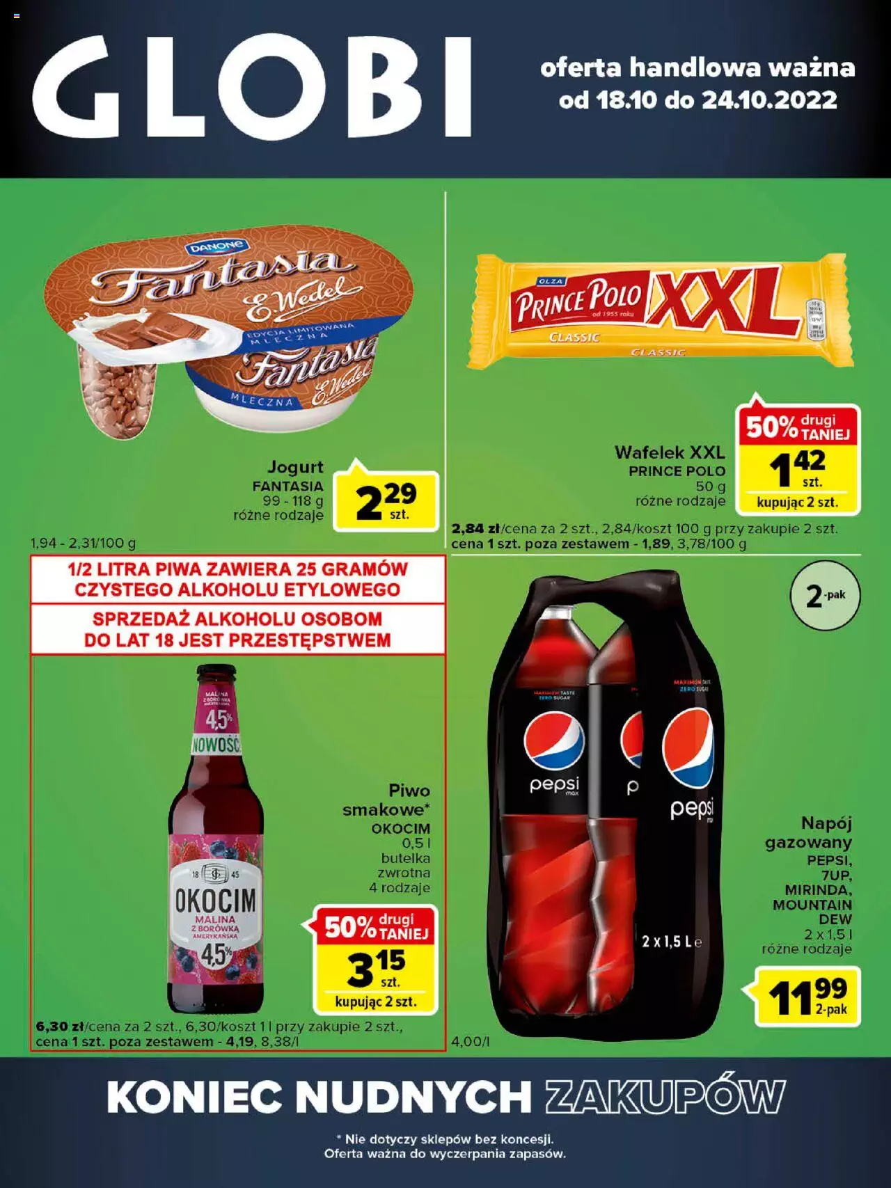 Carrefour Globi gazetka ważna od 18.10.2022 do 24.10.2022 strona 1