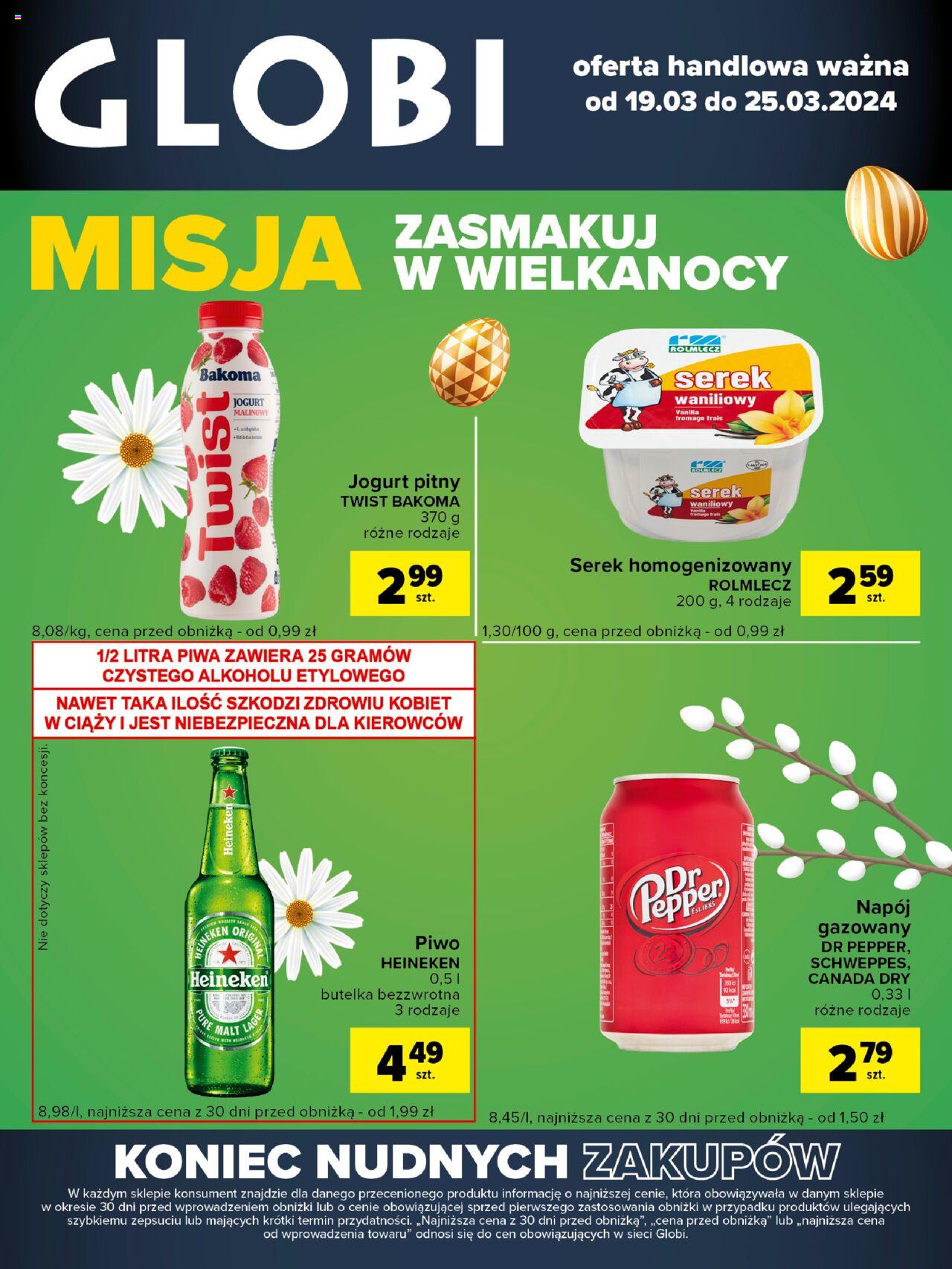 Carrefour Globi Gazetka ważna od  19.03.2024 do 25.03.2024 strona 1