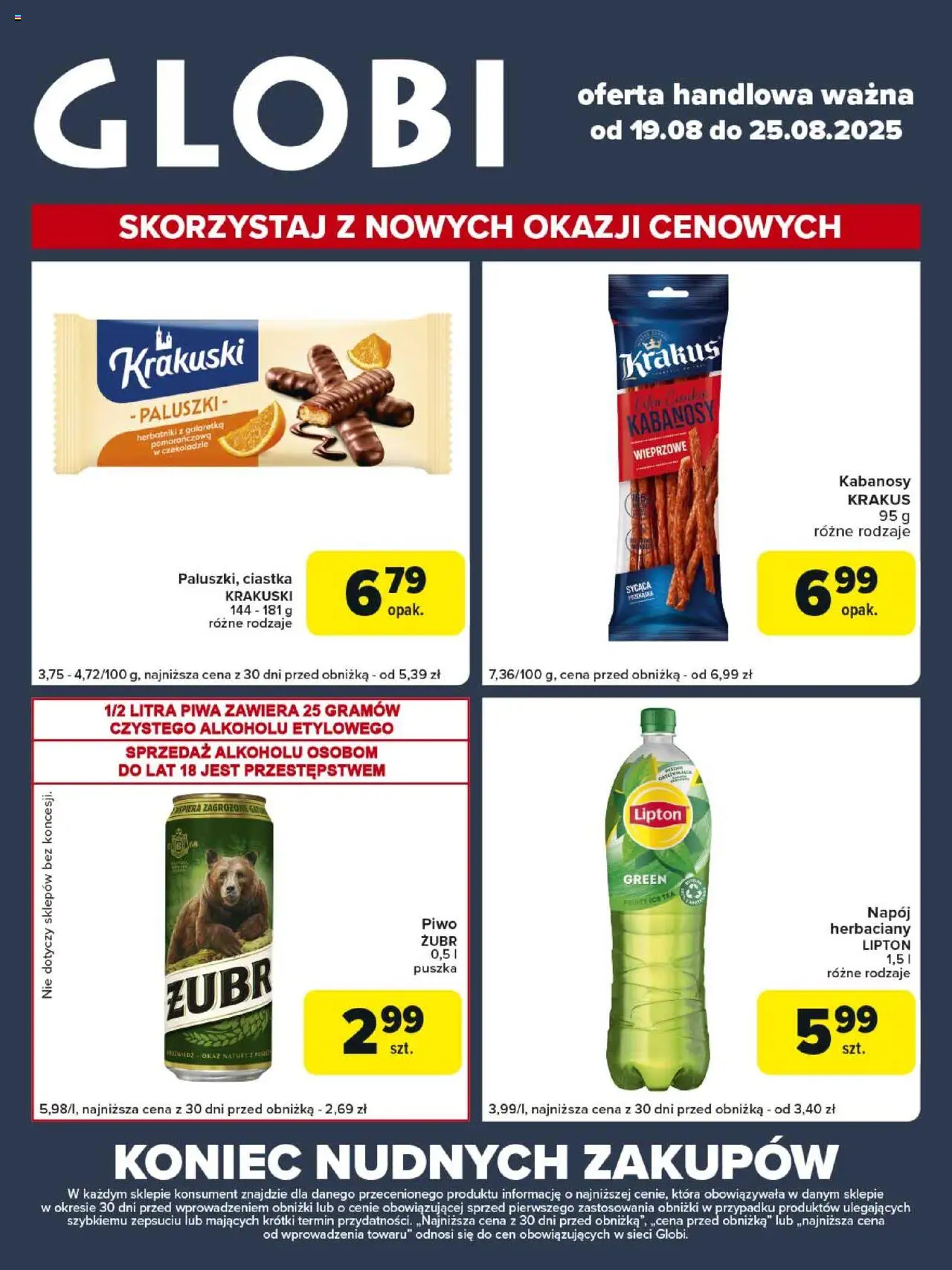Carrefour Globi Gazetka ważna  od 19.08.2025 do 25.08.2025 strona 1