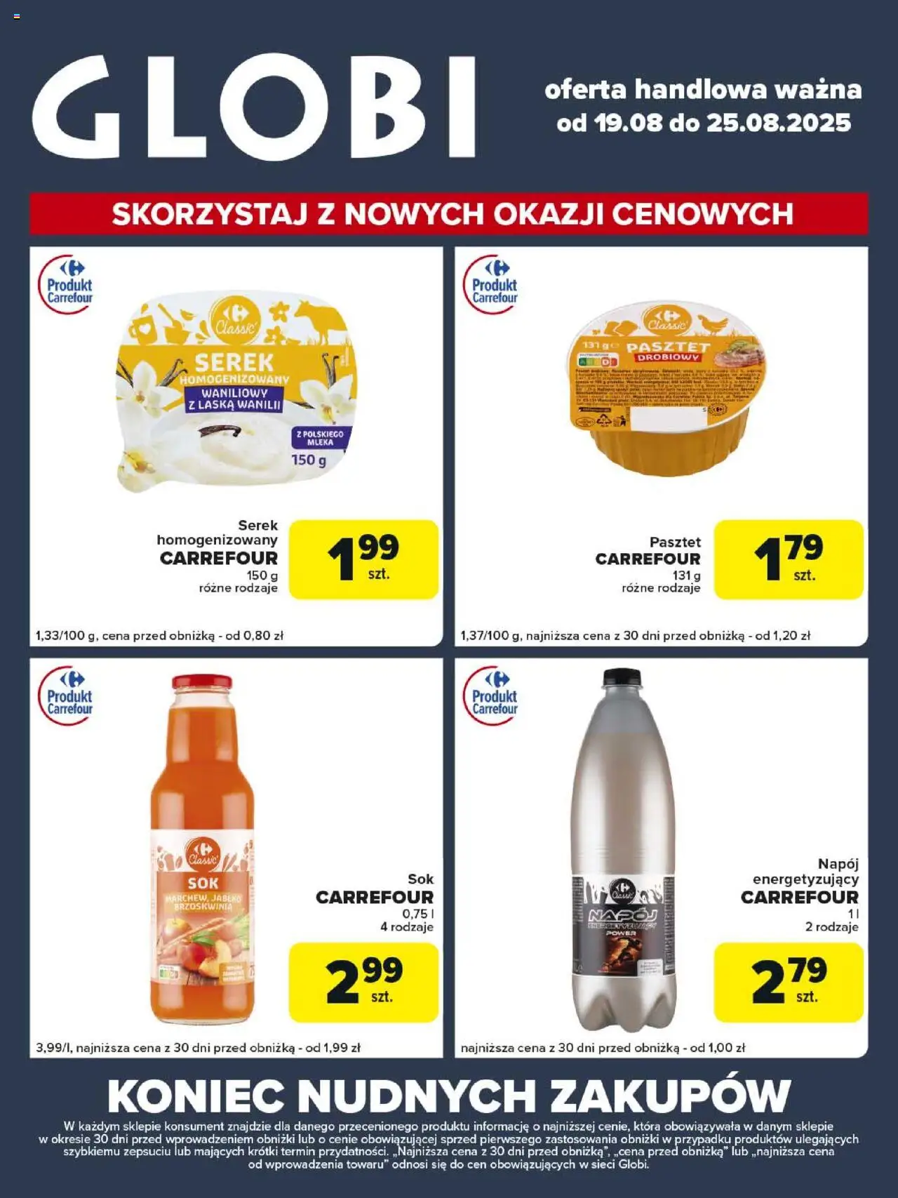 Carrefour Globi Gazetka ważna  od 19.08.2025 do 25.08.2025 strona 2
