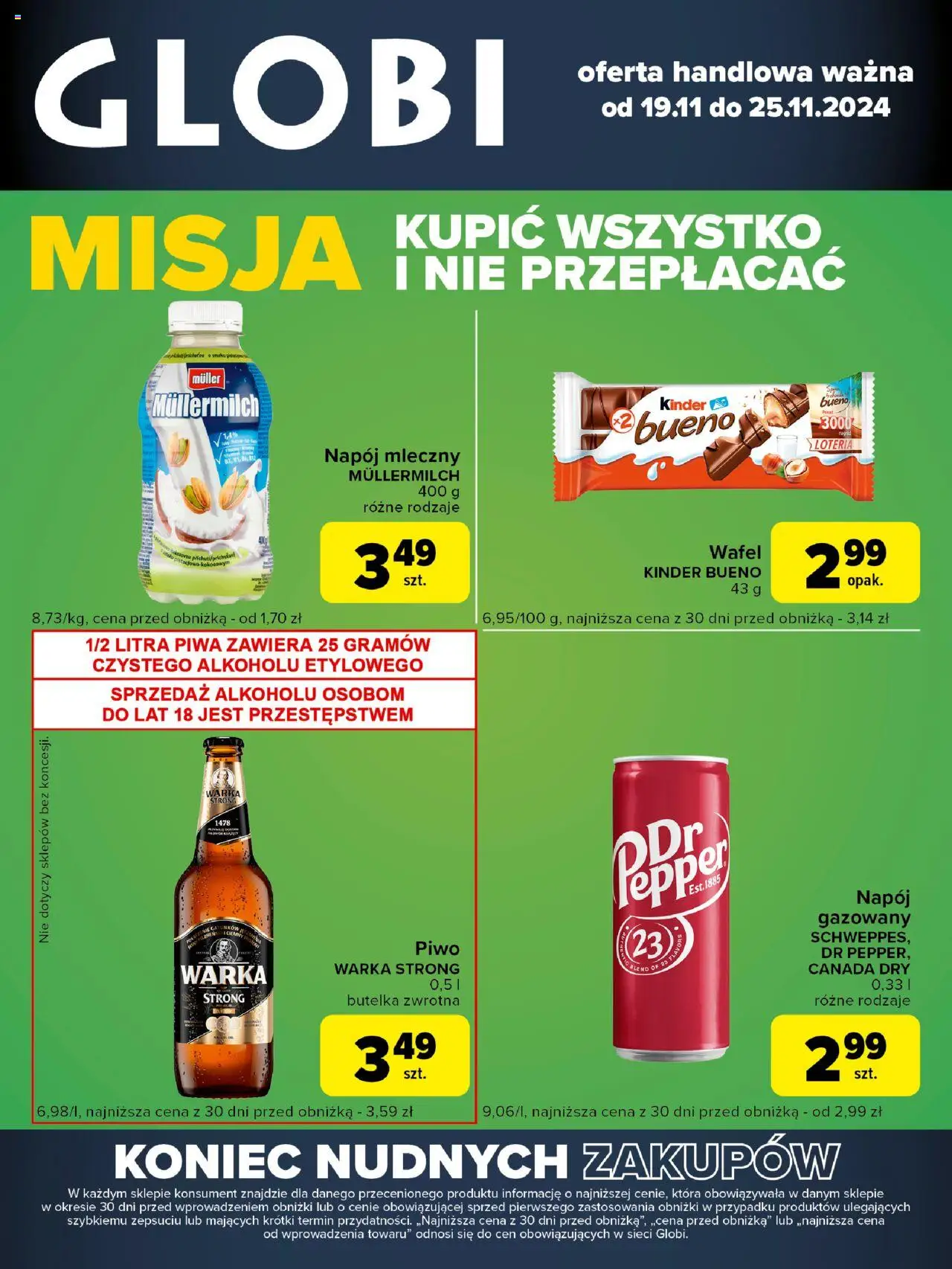 Carrefour Globi Gazetka ważna od 19.11.2024 do 25.11.2024 strona 1