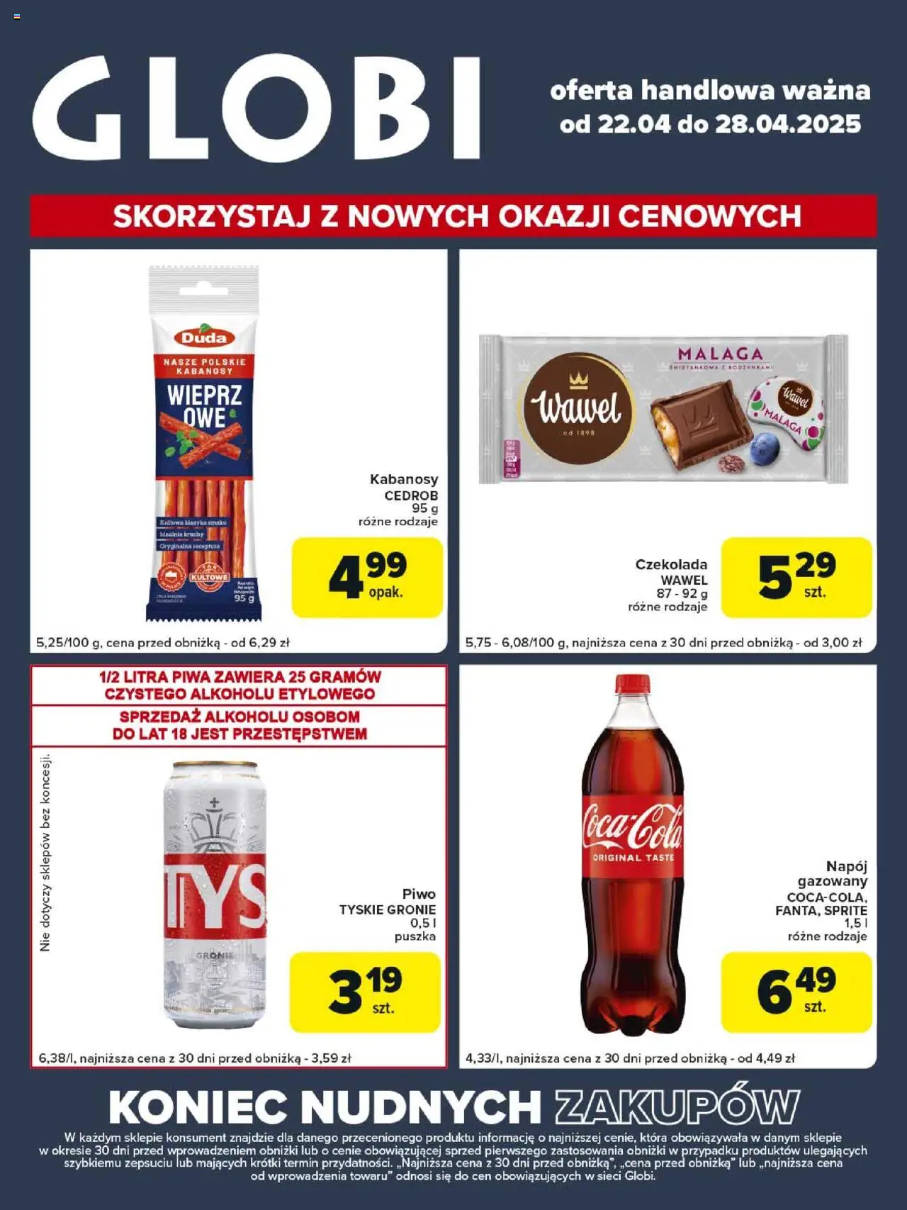 Carrefour Globi Gazetka ważna  od 22.04.2025 do 28.04.2025 strona 1