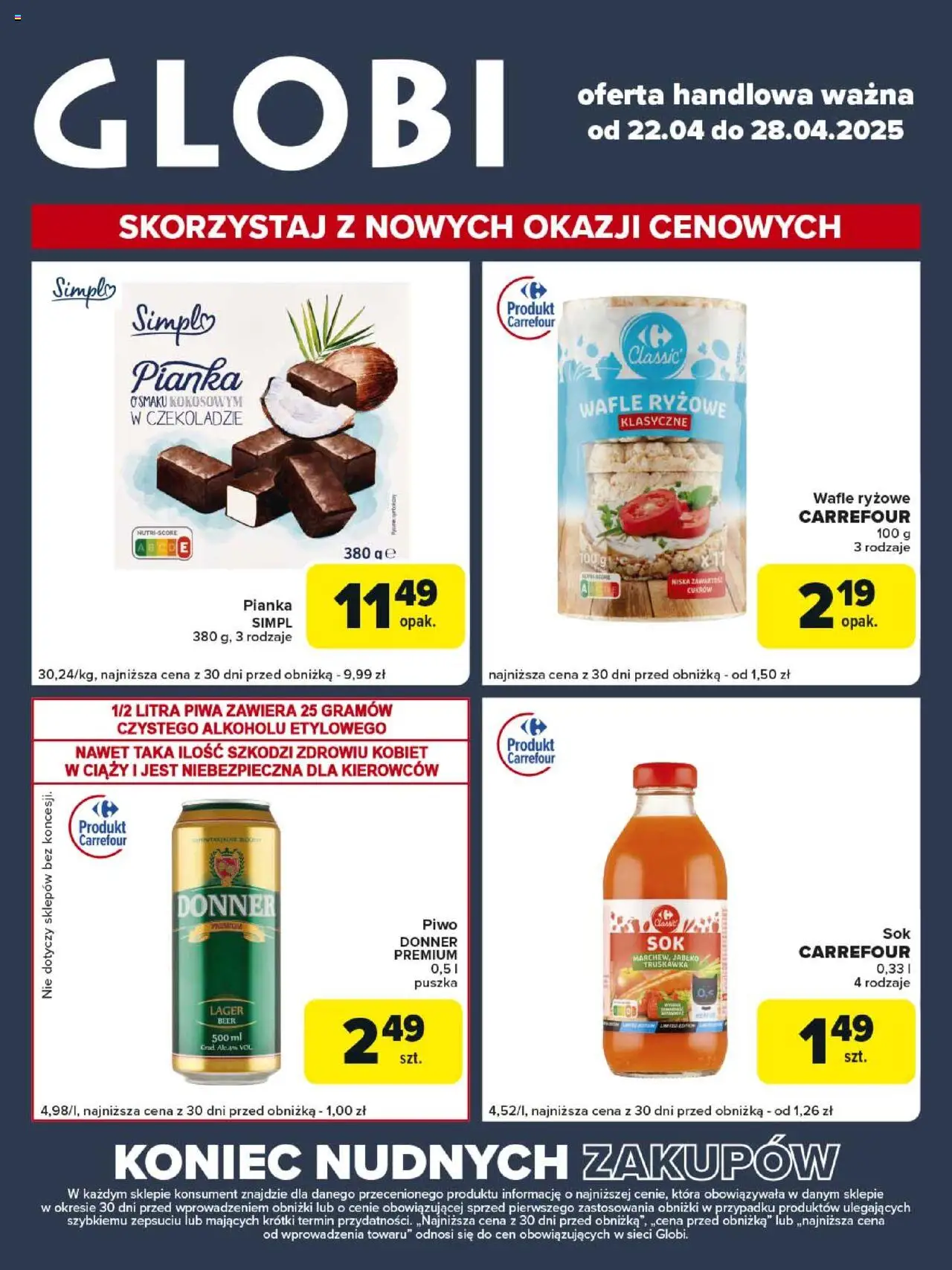 Carrefour Globi Gazetka ważna  od 22.04.2025 do 28.04.2025 strona 2