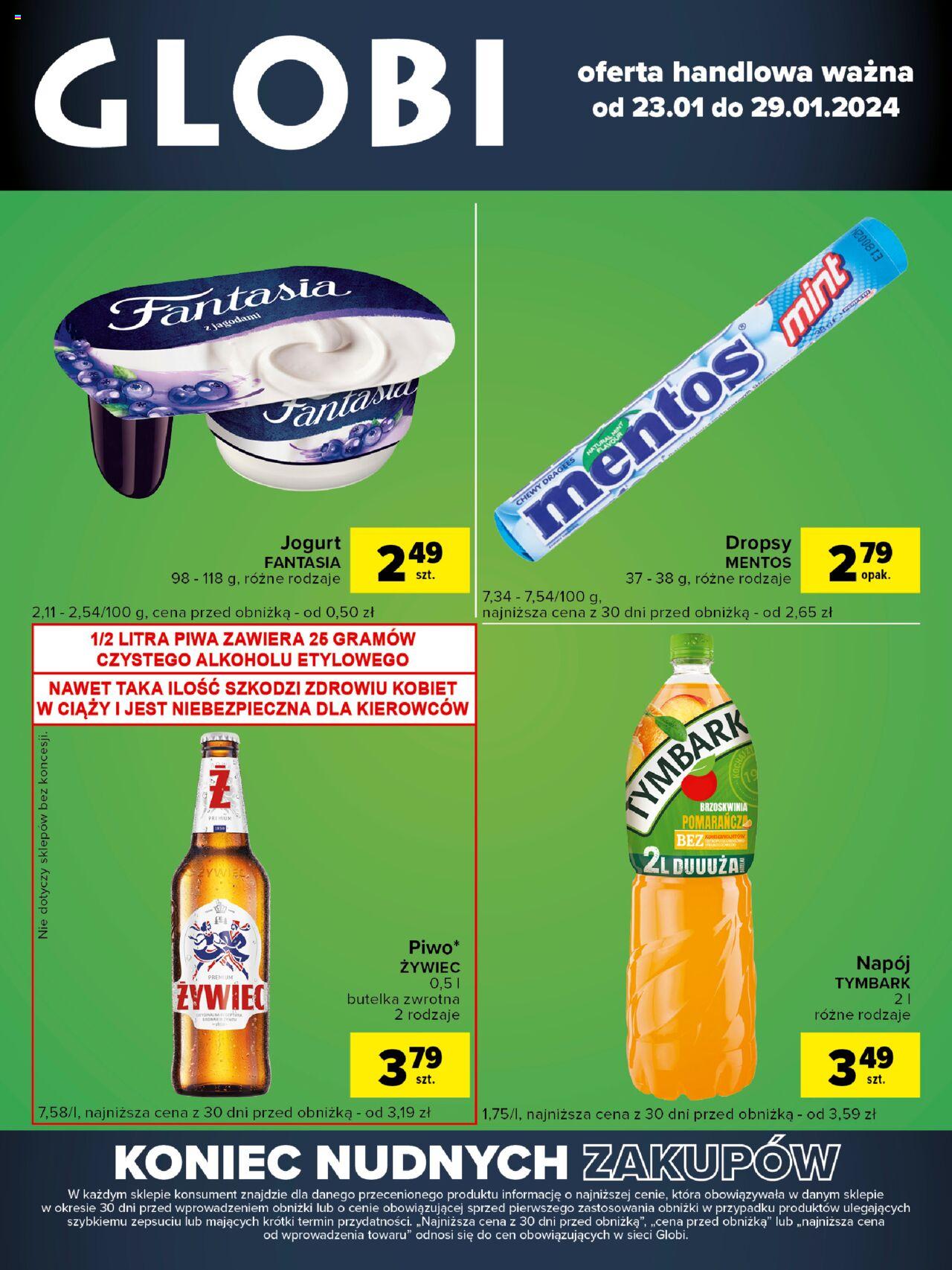 Carrefour Globi Gazetka ważna od 23.01.2024 do 29.01.2024 strona 1