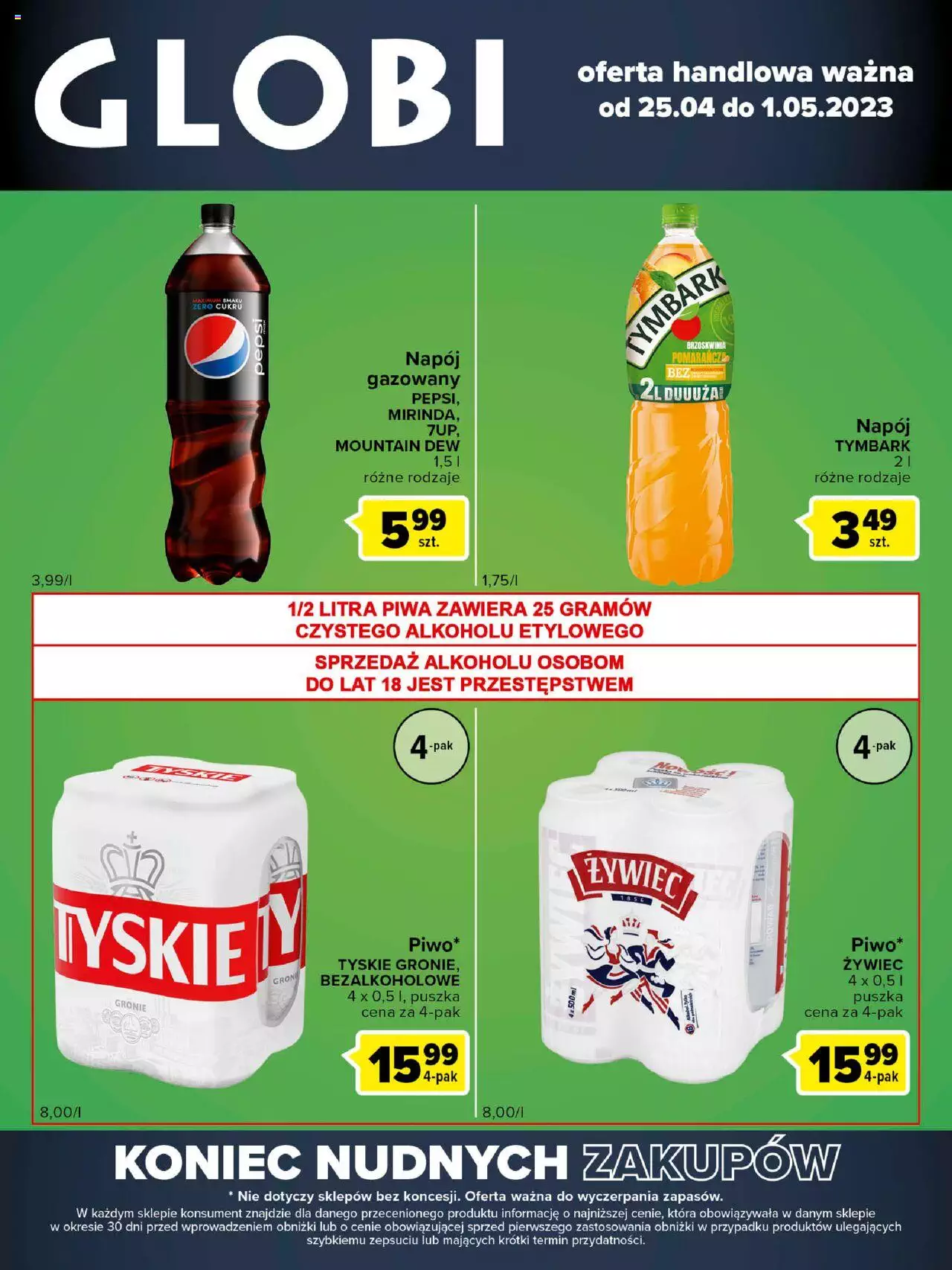 Carrefour Globi Gazetka ważna od 25.04.2023 do 01.05.2023 strona 1