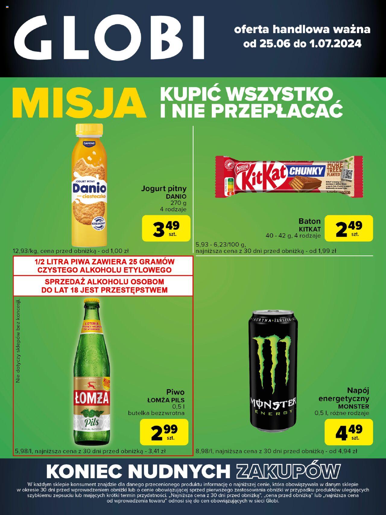 Carrefour Globi Gazetka ważna od 25.06.2024 do 01.07.2024 strona 1