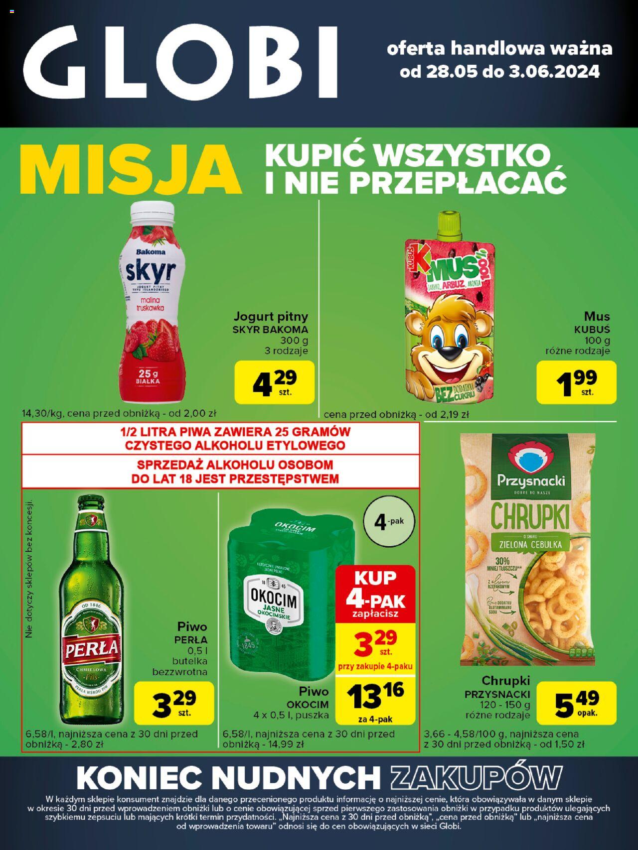 Carrefour Globi Gazetka ważna od 28.05.2024 do 03.06.2024 strona 1