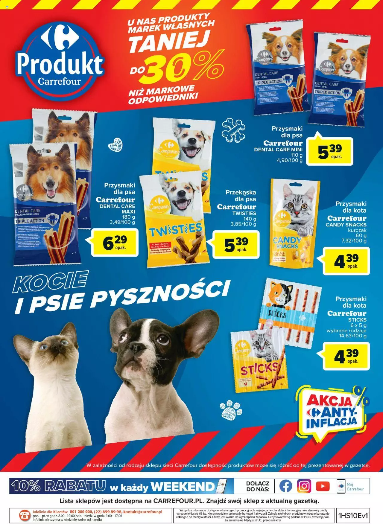 Carrefour Kocie i psie łakocie  Gazetka ważna od 07.03.2023 do 02.04.2023 strona 4