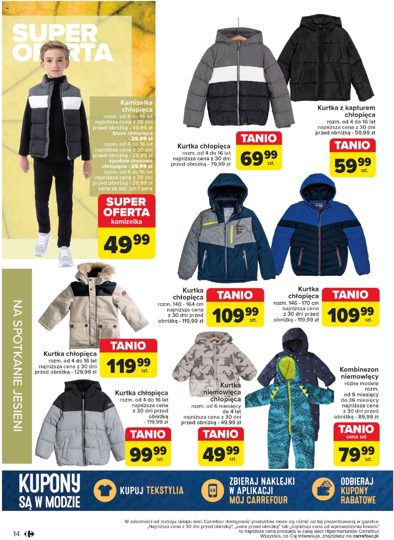 Carrefour Kolekcja jesienna nadchodzi Gazetka ważna od 01.10.2024 do 02.11.2024 strona 12