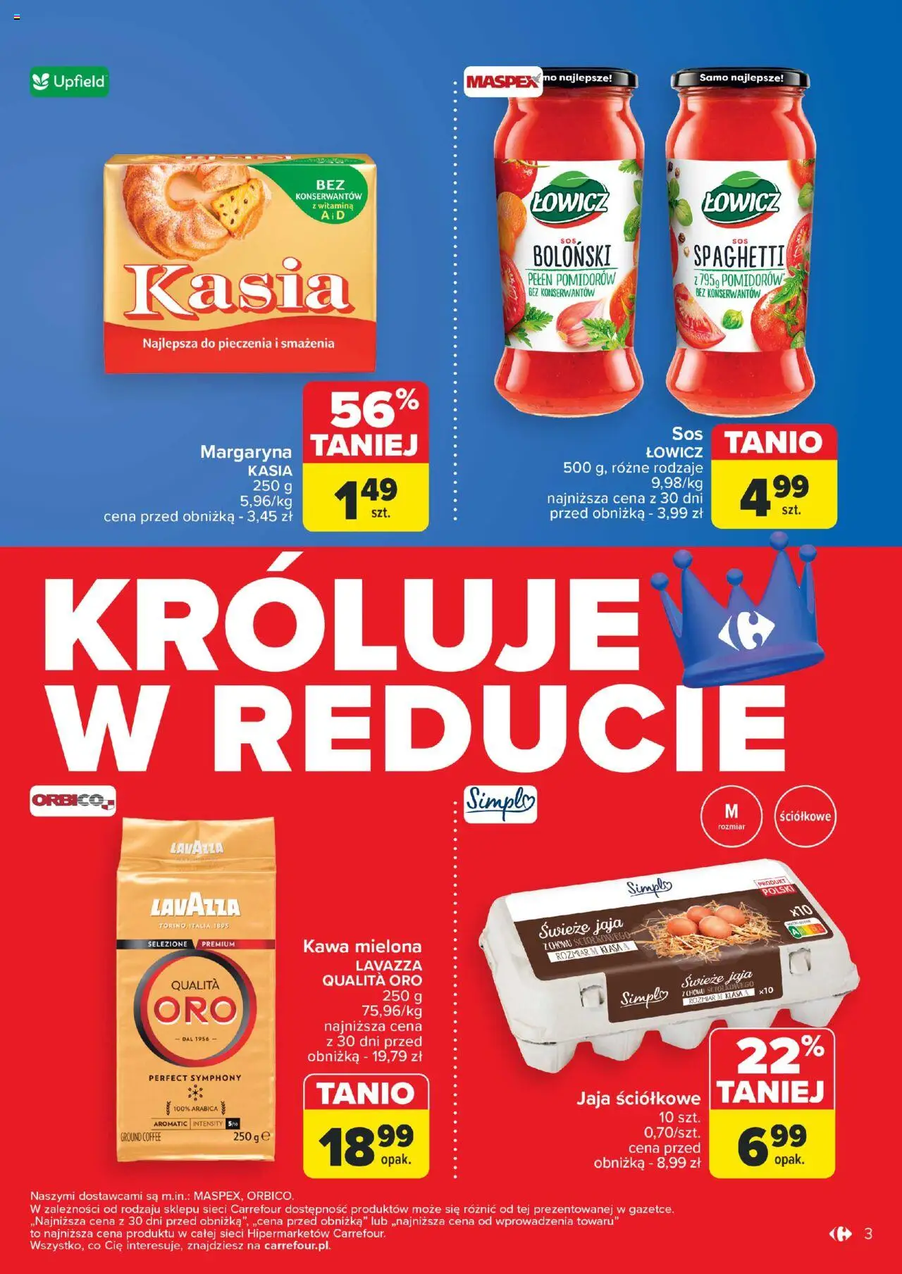 Carrefour Kroluje w reducie Gazetka ważna od 09.12.2024 do 15.12.2024 strona 3