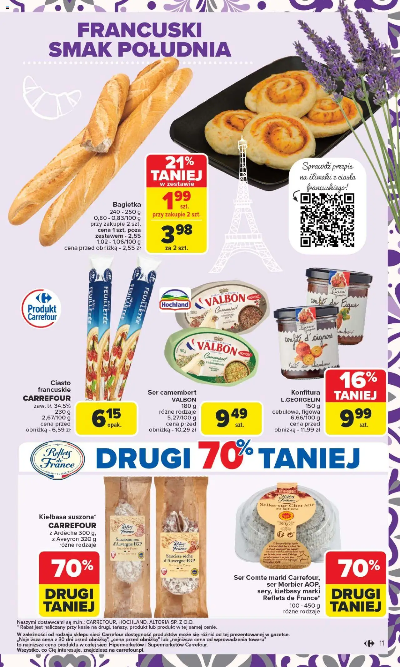 Carrefour Kuchnia śródziemnomorska Gazetka ważna od 21.07.2025 do  02.08.2025 strona 11