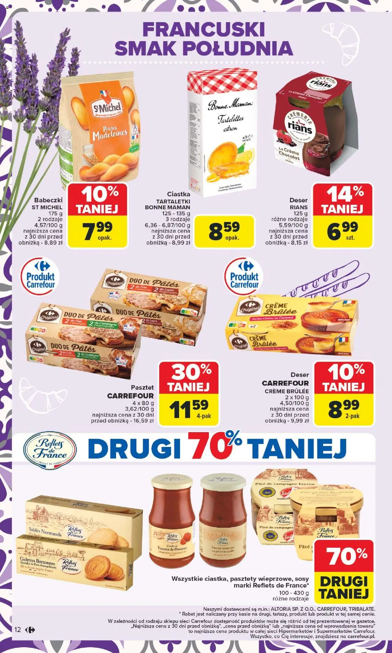 Carrefour Kuchnia śródziemnomorska Gazetka ważna od 21.07.2025 do  02.08.2025 strona 12