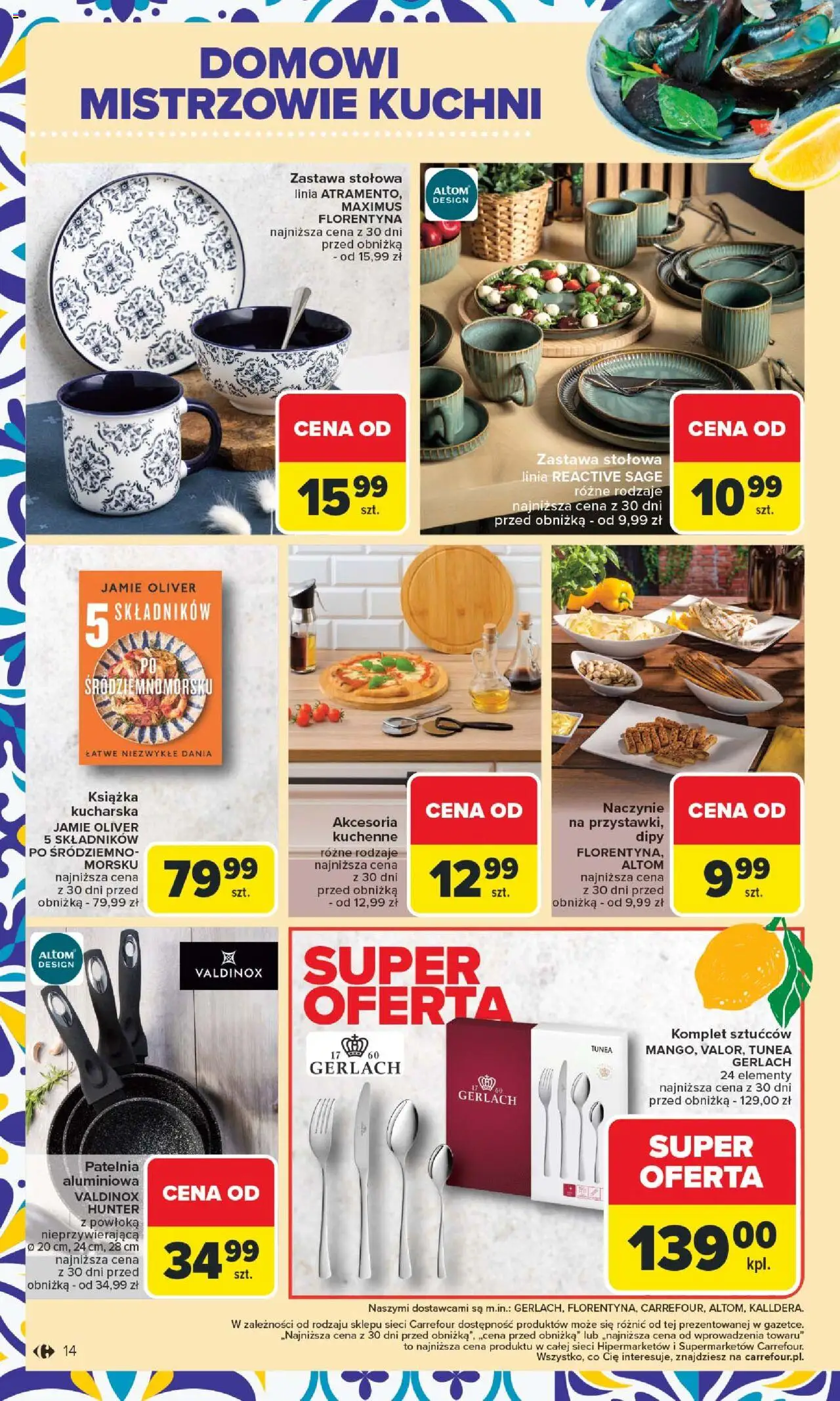 Carrefour Kuchnia śródziemnomorska Gazetka ważna od 21.07.2025 do  02.08.2025 strona 14