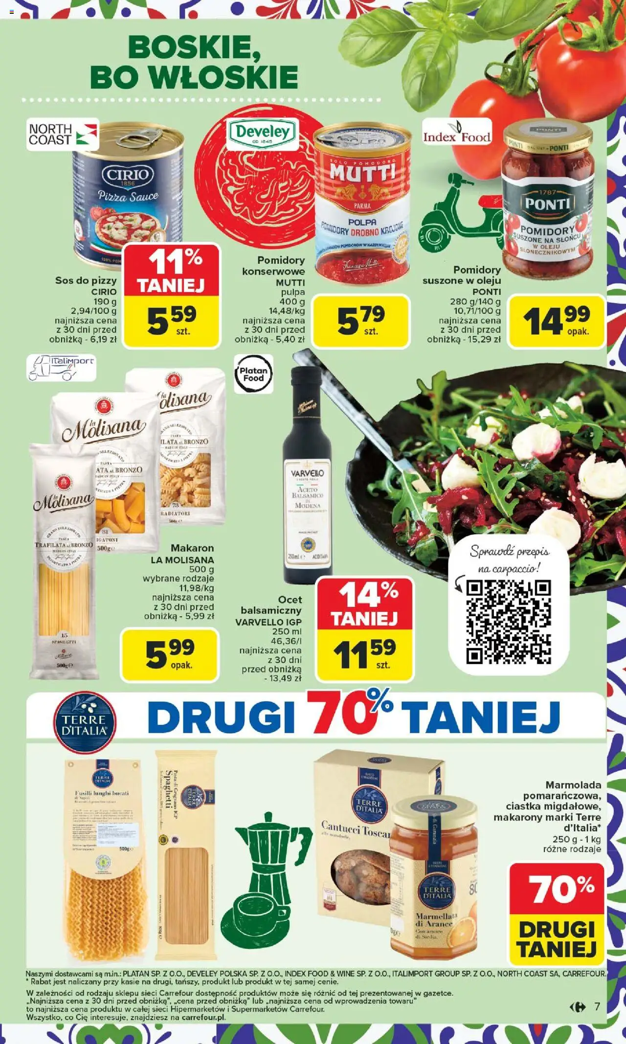 Carrefour Kuchnia śródziemnomorska Gazetka ważna od 21.07.2025 do  02.08.2025 strona 7