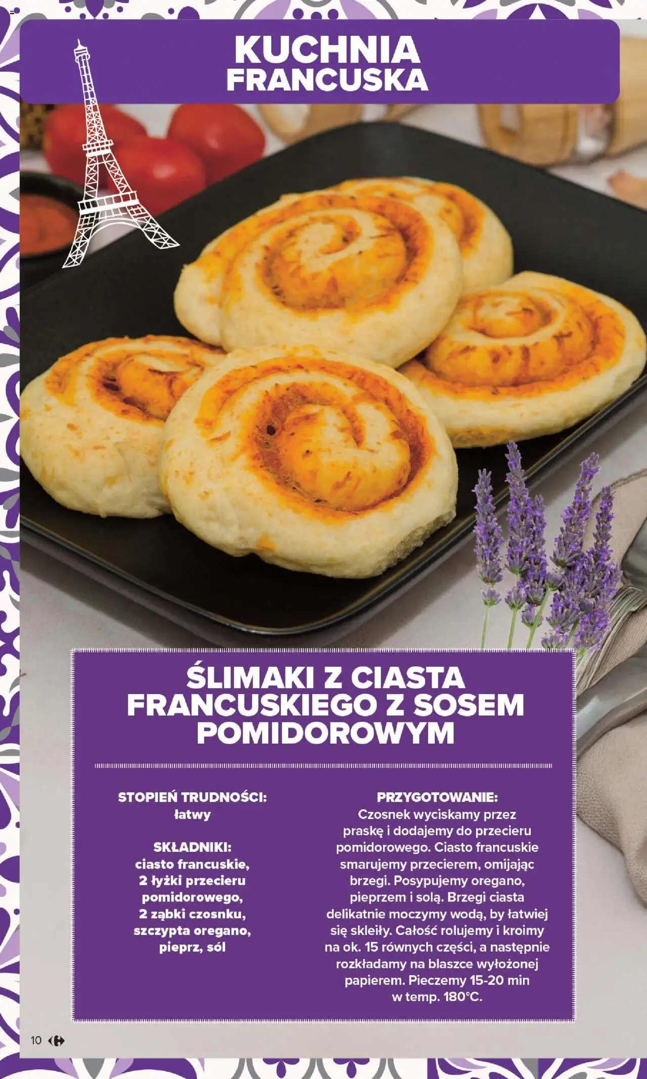 Carrefour Kuchnia śródziemnomorska Gazetka ważna od 21.07.2025 do  02.08.2025 strona 10