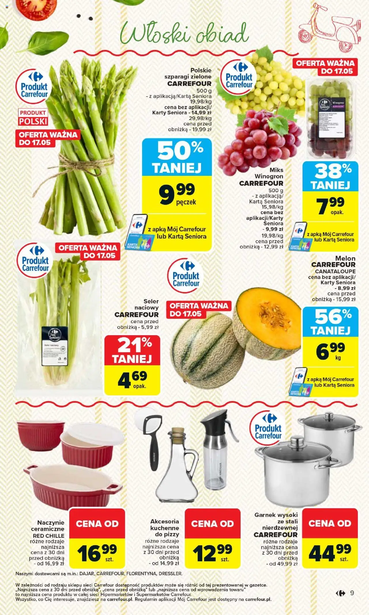 Carrefour Kuchnia włoska Gazetka ważna od 12.05.2025 do 24.05.2025 strona 9