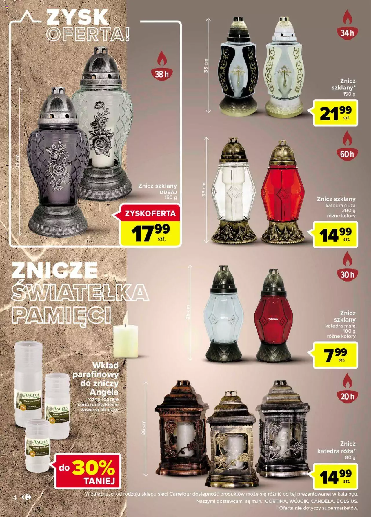 Carrefour Kwiaty i znicze gazetka ważna od 11.10.2022 do 22.10.2022 strona 4