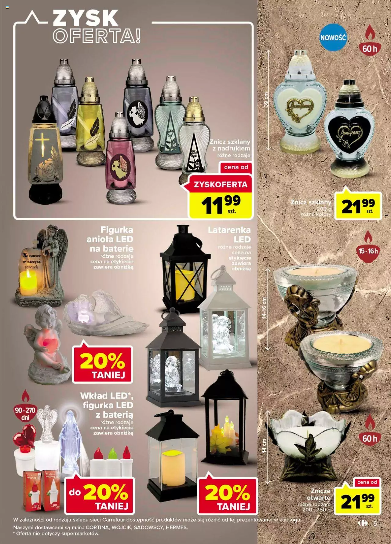 Carrefour Kwiaty i znicze gazetka ważna od 11.10.2022 do 22.10.2022 strona 5