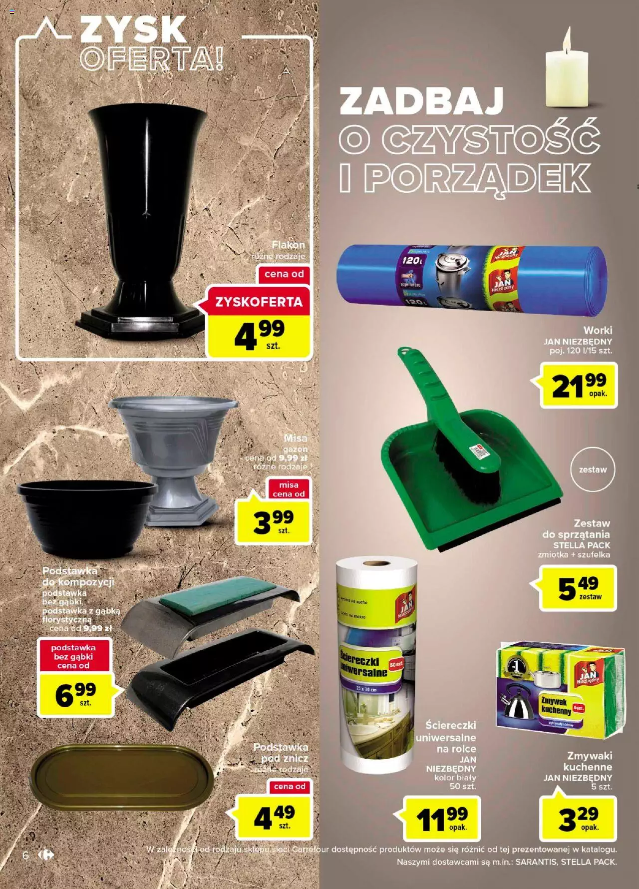 Carrefour Kwiaty i znicze gazetka ważna od 11.10.2022 do 22.10.2022 strona 6