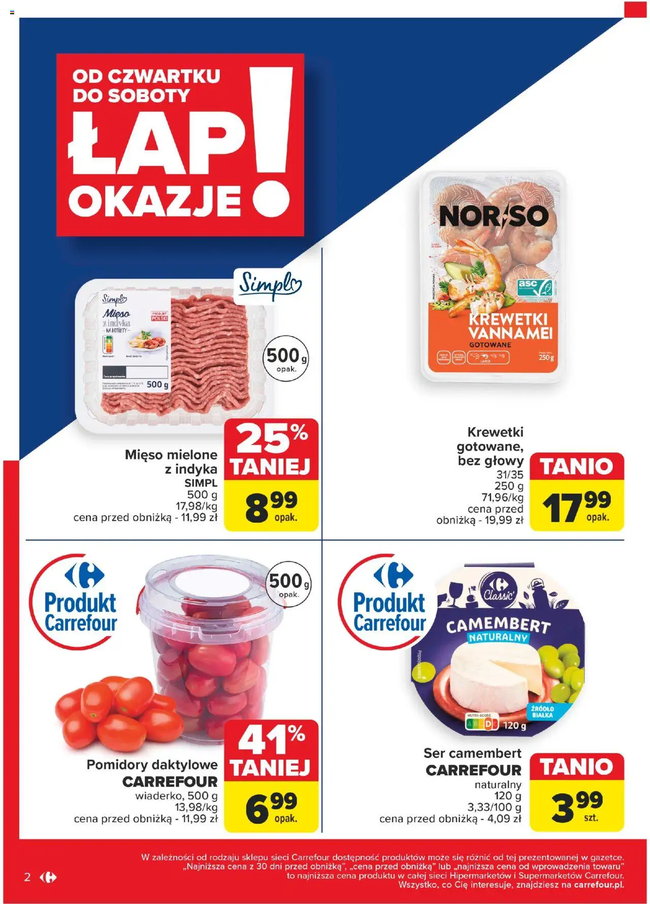 Carrefour Łap okazje Gazetka ważna od 14.11.2024 do 16.11.2024 strona 2