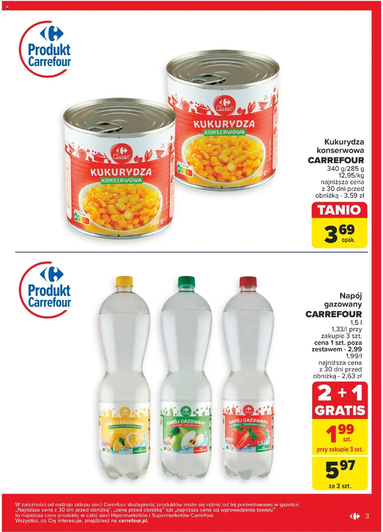 Carrefour Łap okazje Gazetka ważna od 14.11.2024 do 16.11.2024 strona 3