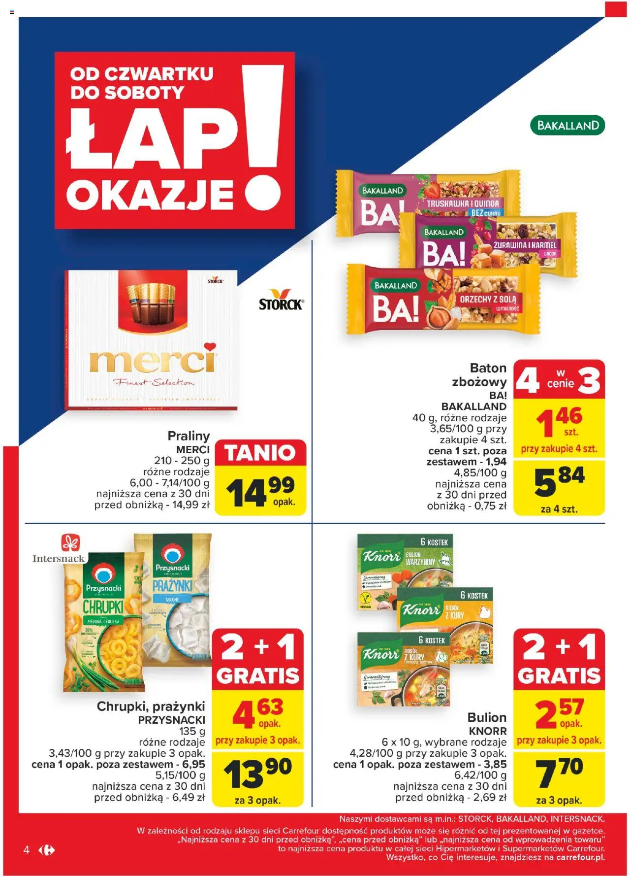 Carrefour Łap okazje Gazetka ważna od 14.11.2024 do 16.11.2024 strona 4