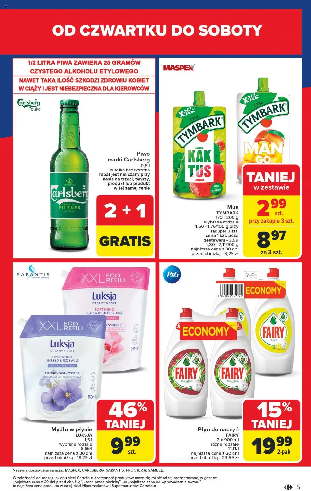 Carrefour Łap okazje Gazetka ważna od 20.02.2025 do 22.02.2025 strona 5