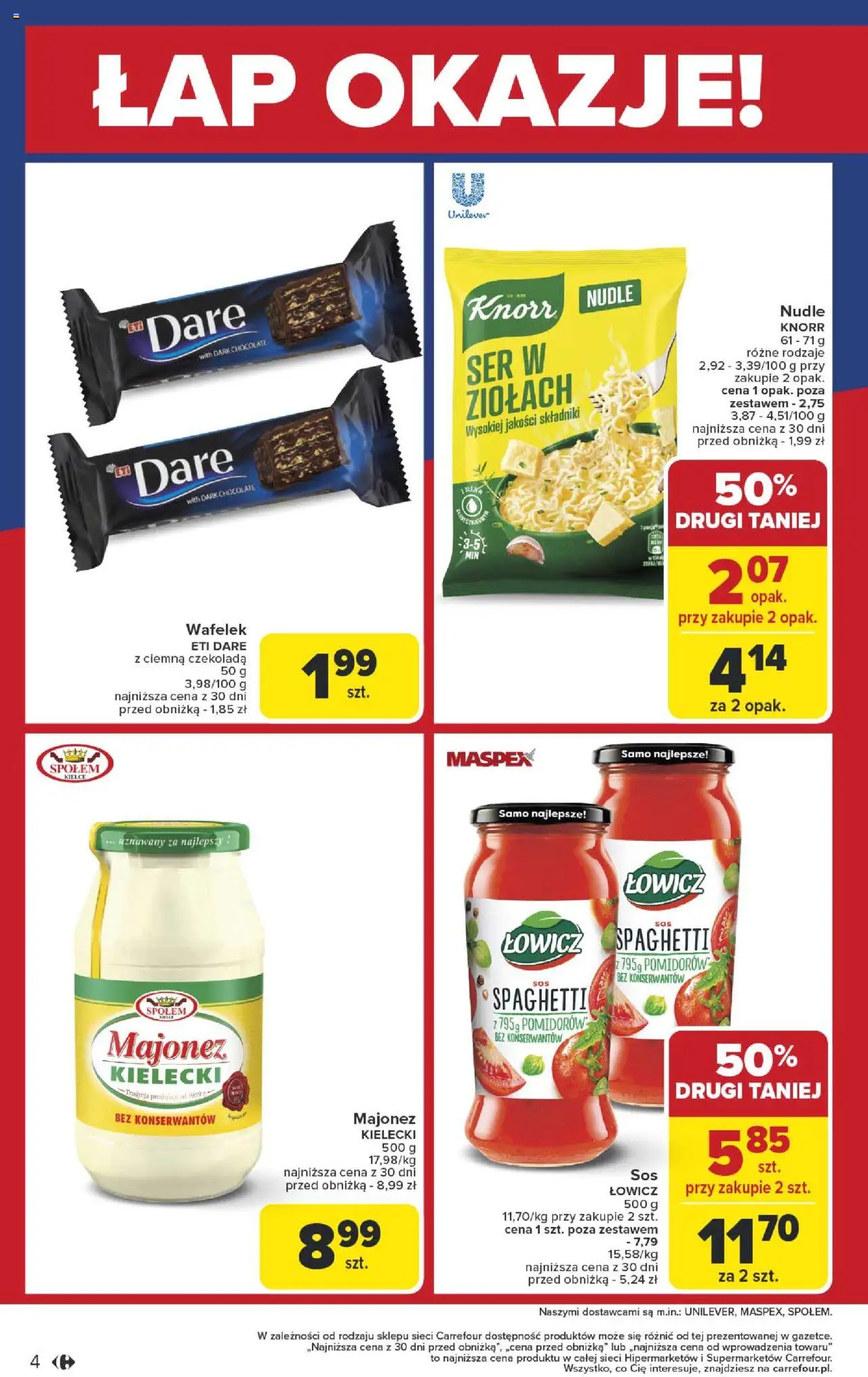 Carrefour Łap okazje Gazetka ważna od 20.03.2025 do 22.03.2025 strona 4