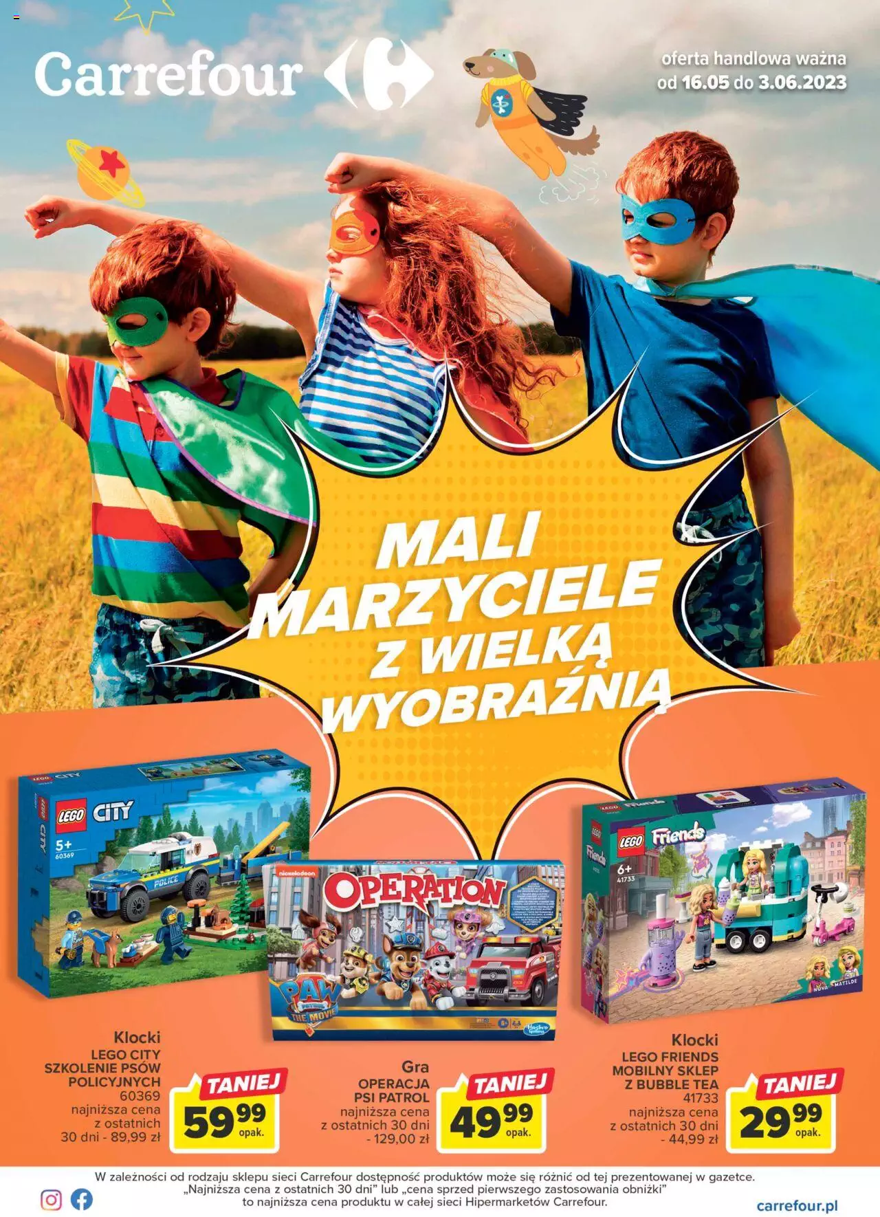 Carrefour Mali marzyciele Gazetka ważna od 16.05.2023 do 03.06.2023 strona 1