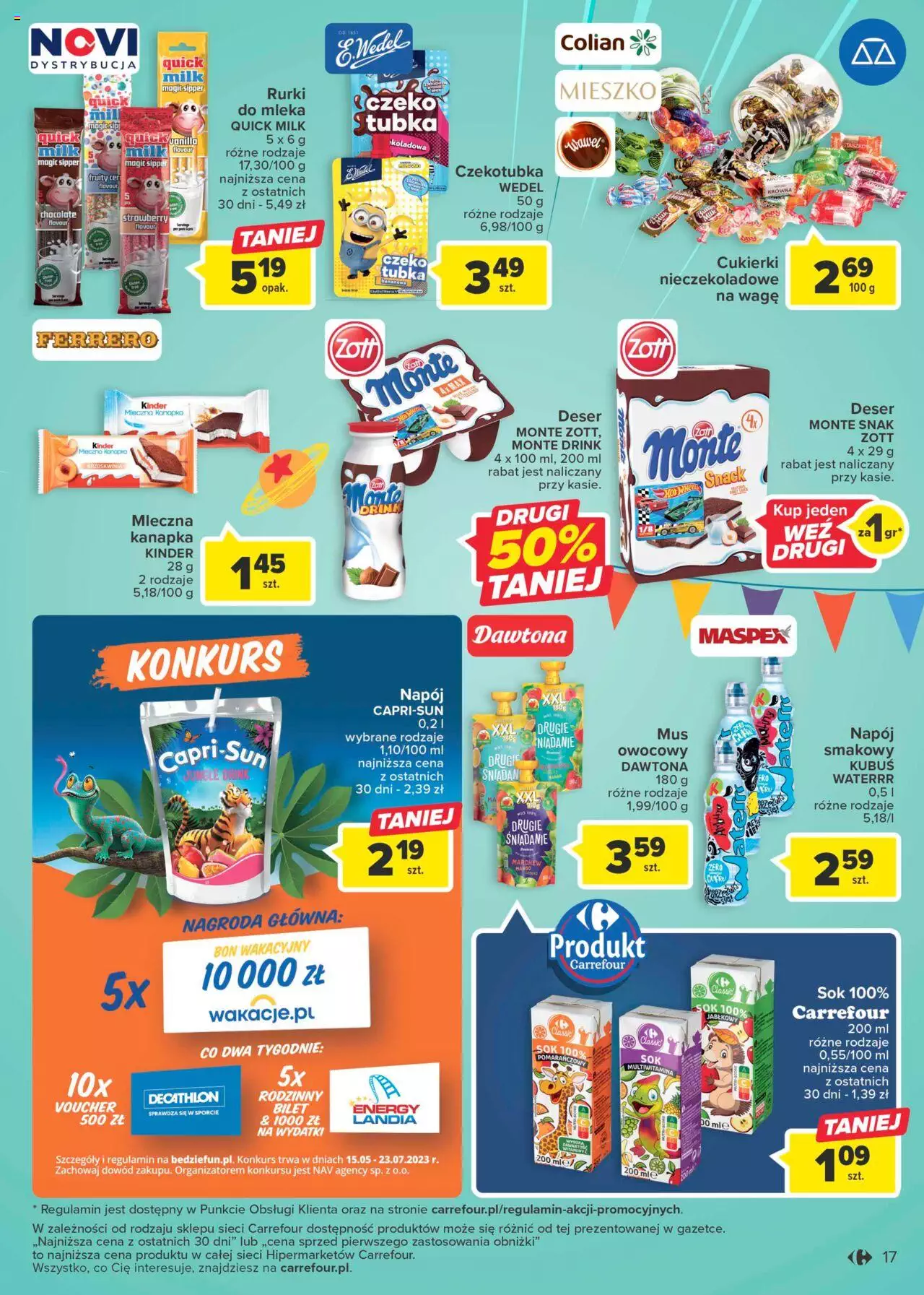 Carrefour Mali marzyciele Gazetka ważna od 16.05.2023 do 03.06.2023 strona 17