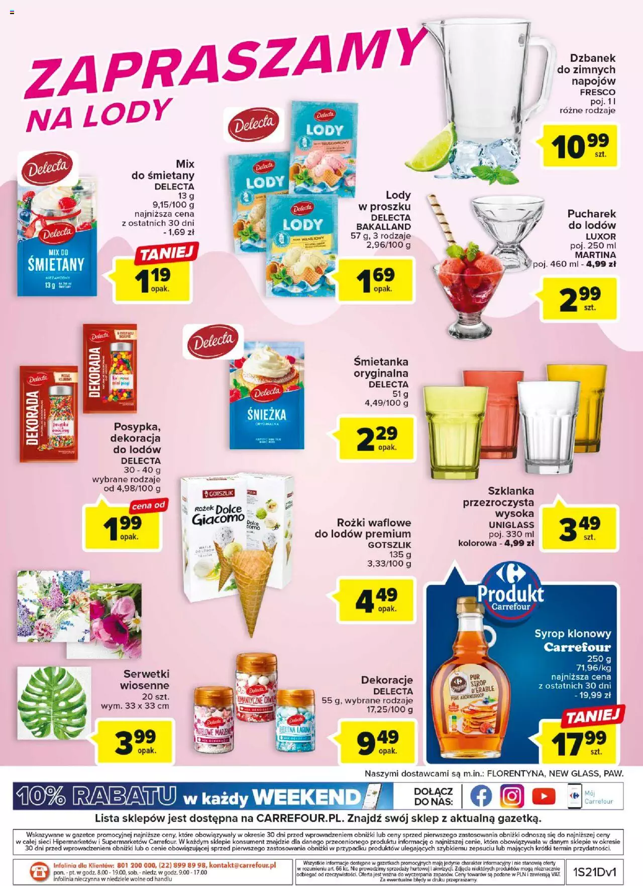 Carrefour Market  Dla lodowych wyjadaczy Gazetka ważna od 23.05.2023 do 30.06.2023 strona 4