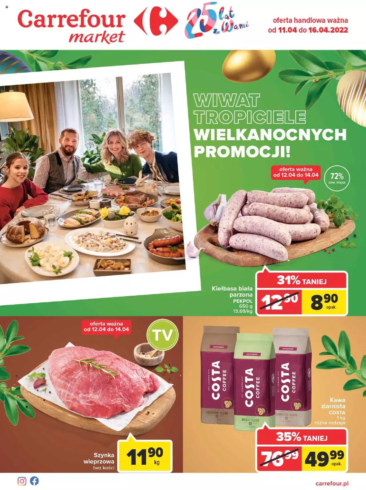 Carrefour Market gazetka ważna od 11.04.2022 do 16.04.2022 strona 1