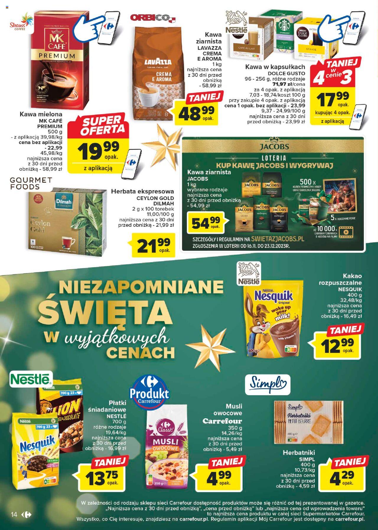 Carrefour Market Gazetka ważna od  11.12.2023 do 17.12.2023 strona 14