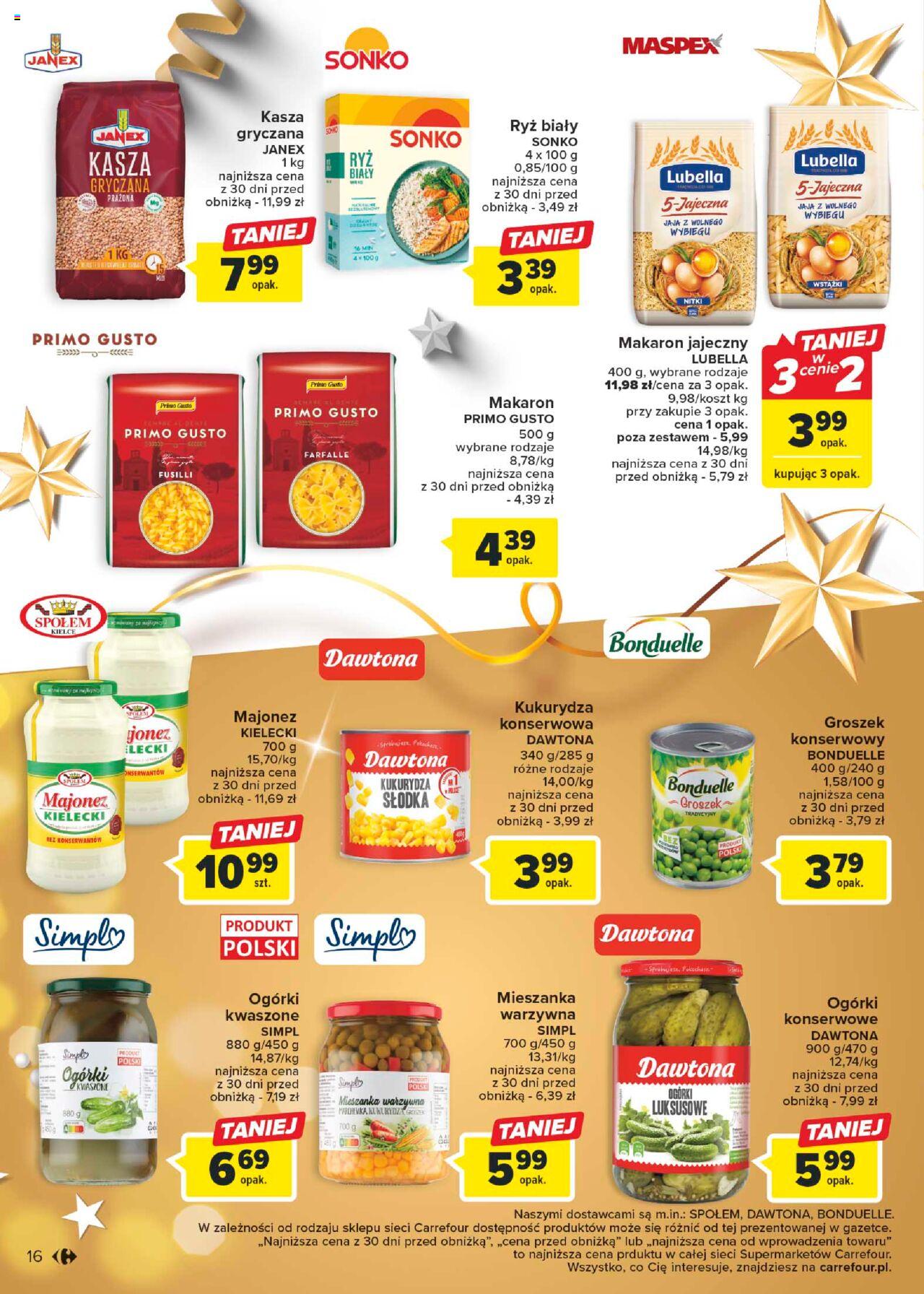 Carrefour Market Gazetka ważna od  11.12.2023 do 17.12.2023 strona 16