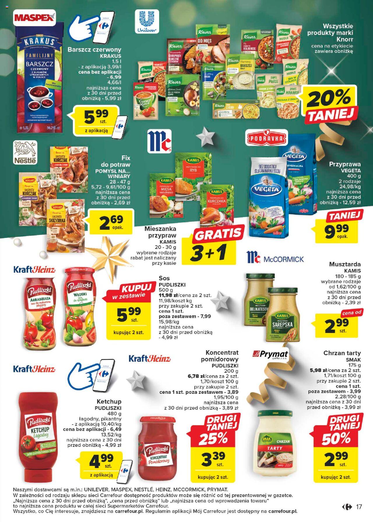 Carrefour Market Gazetka ważna od  11.12.2023 do 17.12.2023 strona 17
