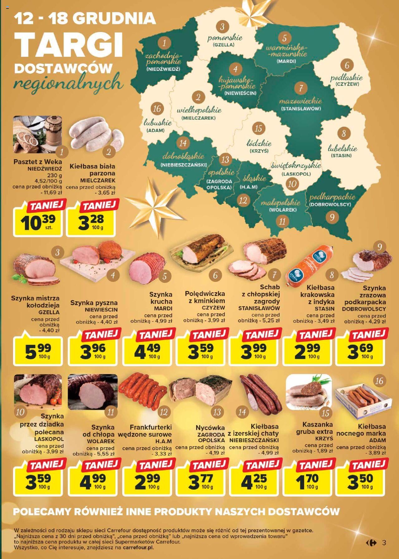 Carrefour Market Gazetka ważna od  11.12.2023 do 17.12.2023 strona 3